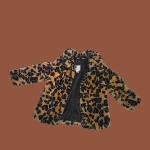 Fluffy brown and black jacket/sweater